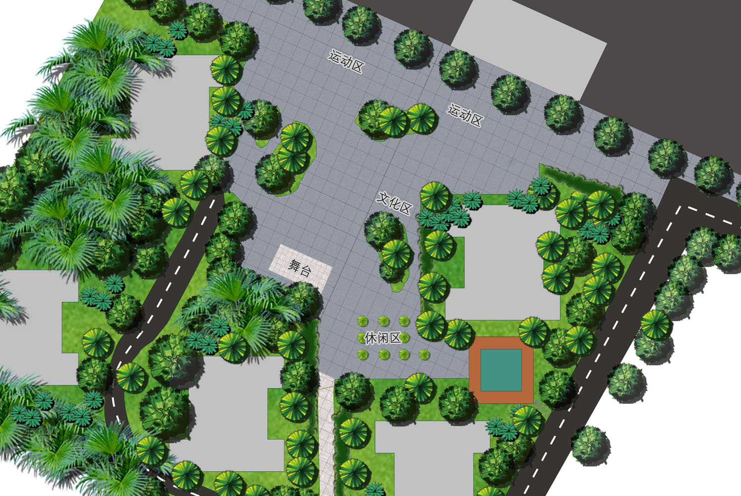 社区公园广场规划